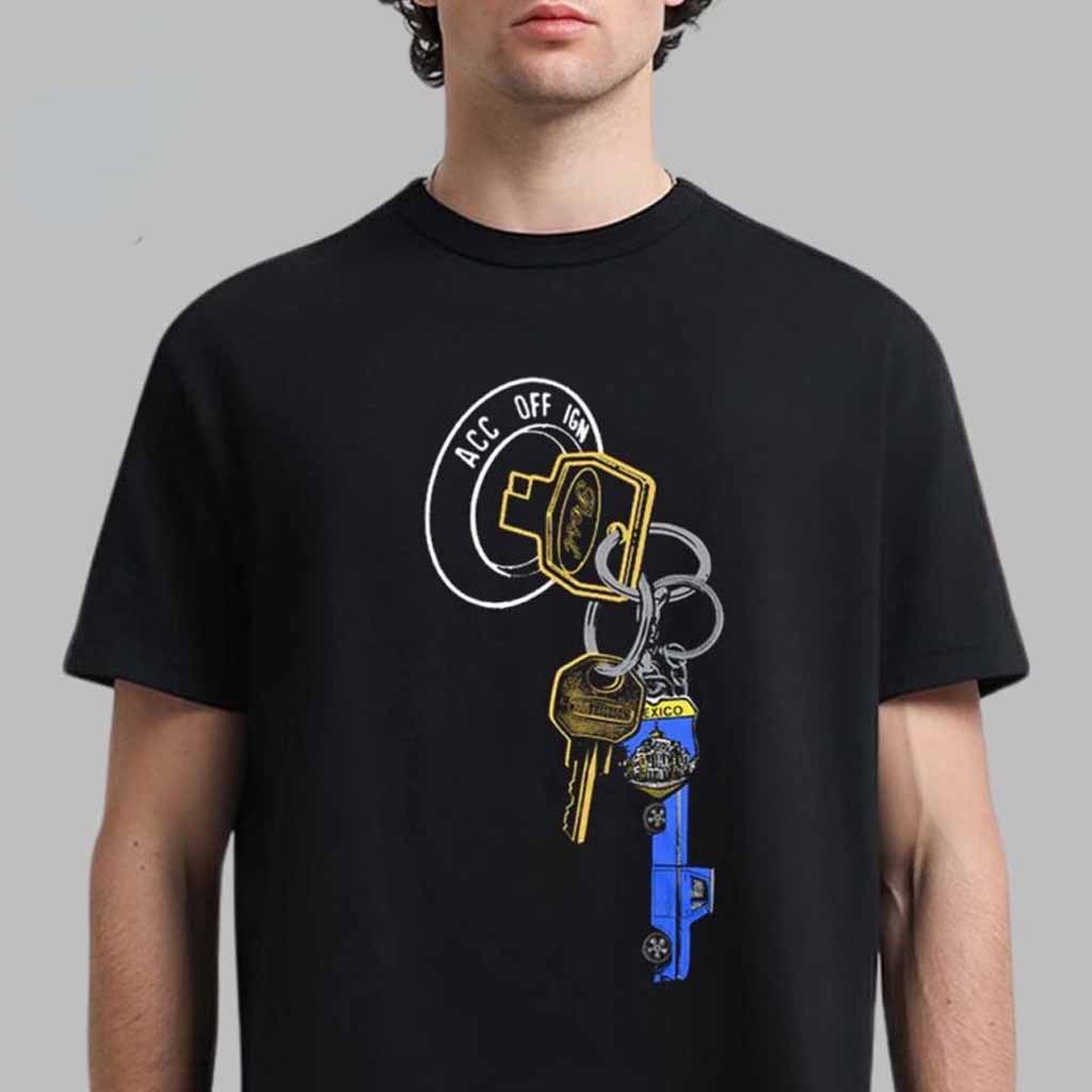 Post Malone Merch F-1 Trillion Keys Acc Off IGN T-Shirt Gifts For Music Lovers-1