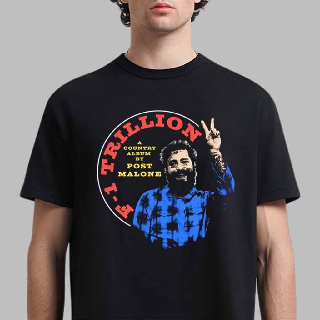 Post Malone Merch F1 Trillion A Country Album By Post Malone Shirt Gift For Fans-1
