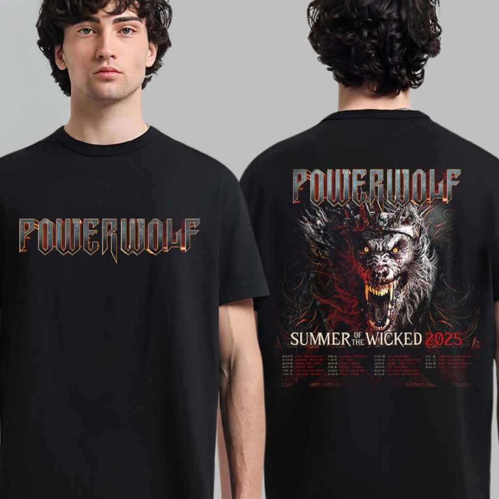 Powerwolf Summer Of The Wicked 2025 Tour Dates List T-Shirt Gifts For Band Fans-1