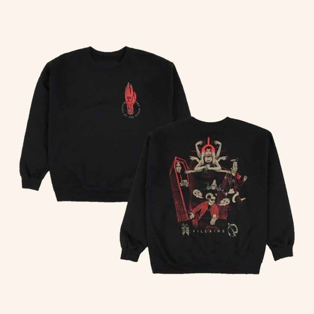 Queens Of The Stone Age Merch Villains Black Sweatshirt Xmas Gift Ideas For Men-1 Queens Of The Stone Age Merch Villains Black Sweatshirt Xmas Gift Ideas For Men-1