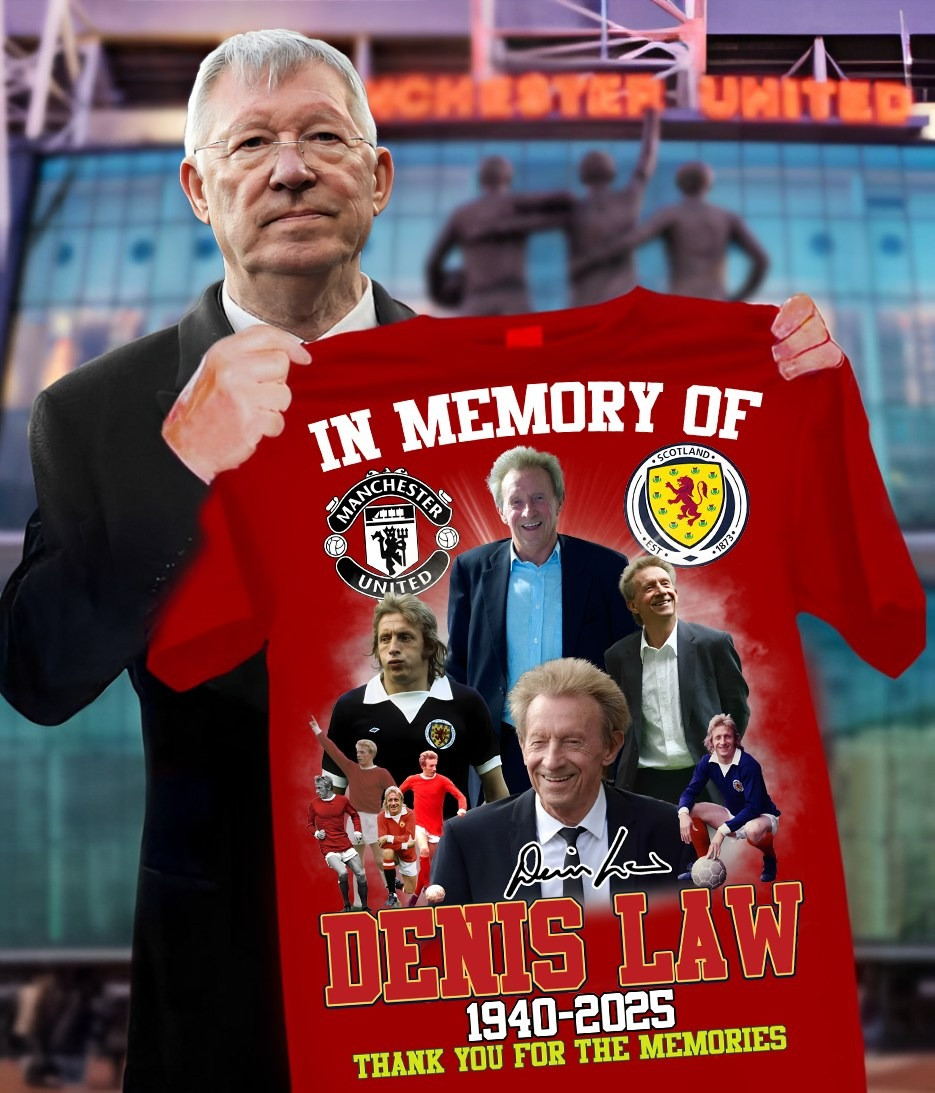 RIP In Memory Of Denis Law Shirt Thank You For The Memories Gifts For Football Fans-1