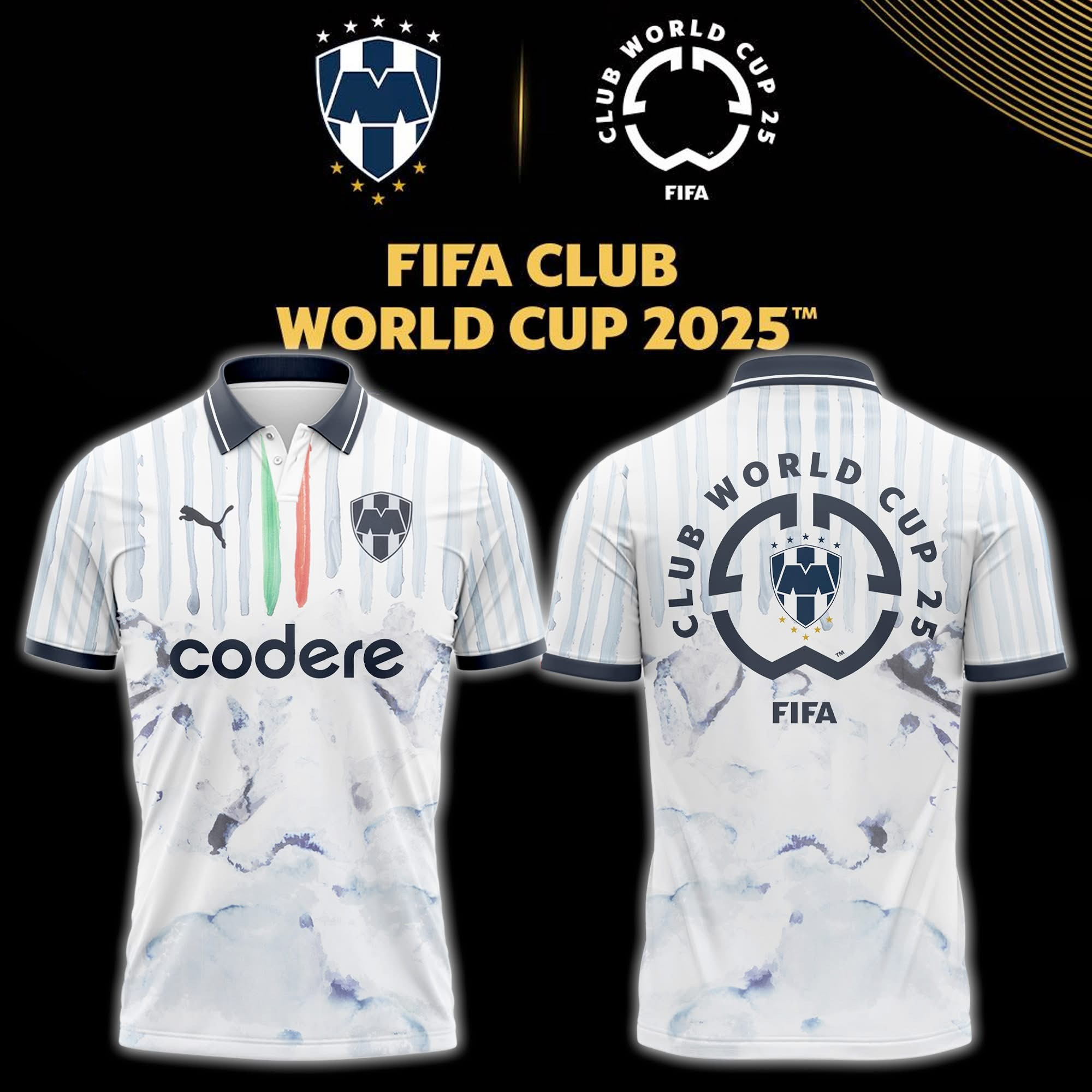 Rayados 2025 FIFA Club World Cup Polo Shirt Apparel Gifts For Soccer Fans-1 Rayados 2025 FIFA Club World Cup Polo Shirt Apparel Gifts For Soccer Fans-1