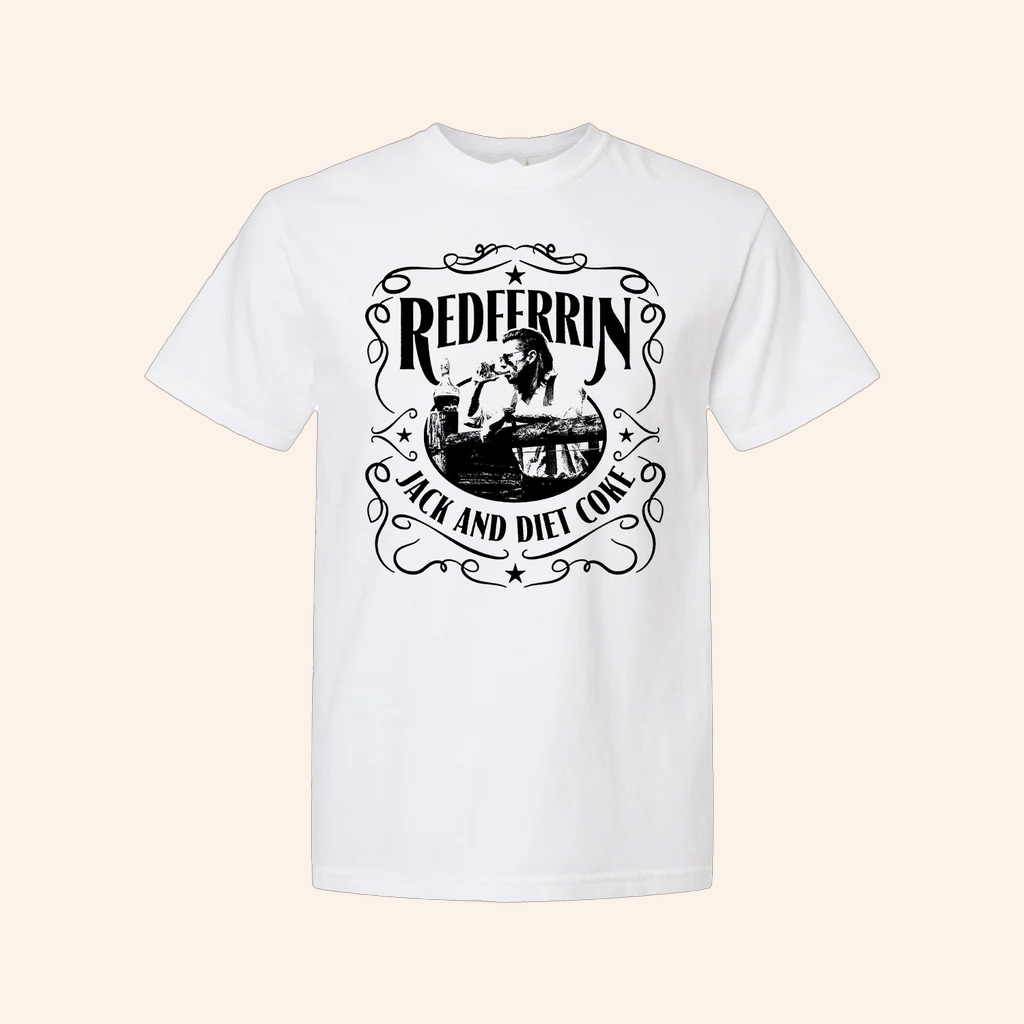 Redferrin Merch Jack And Diet Coke White T-Shirt Christmas Gift Ideas For Boyfriend-1