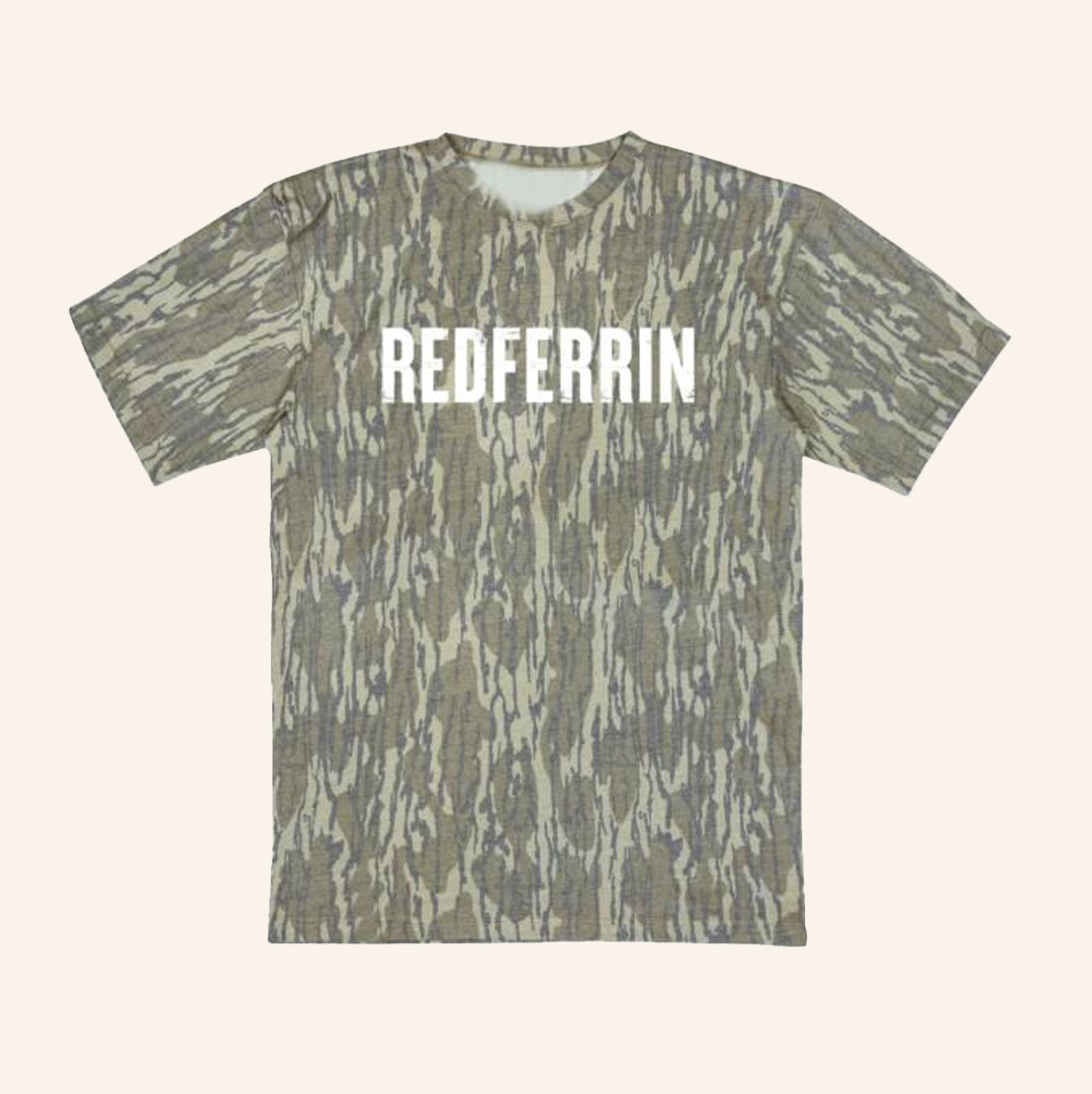 Redferrin Merch Mossy Oak Greenleaf Redferrin Logo T-Shirt Presents For Music Lovers-1