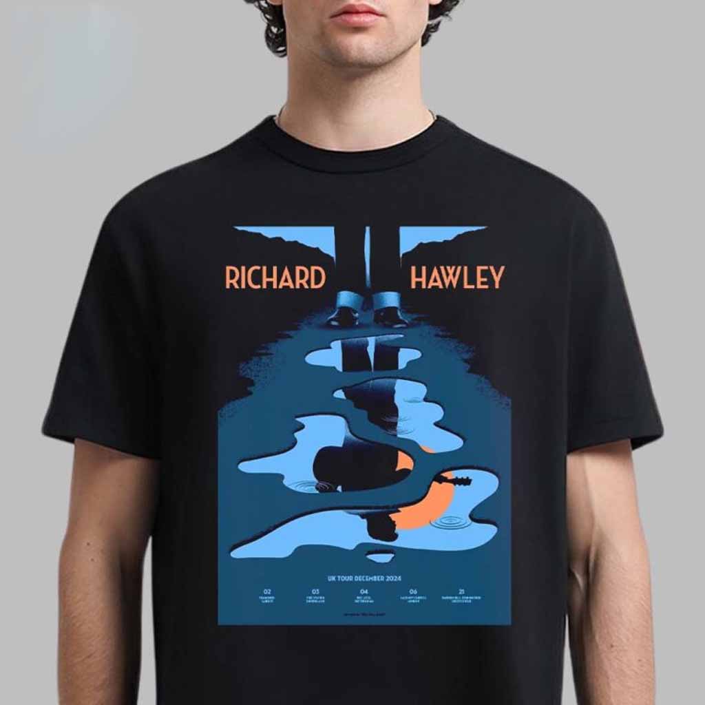 Richard Hawley UK Tour December 2024 T-Shirt Richard Hawley Merch Gifts For Fans-1