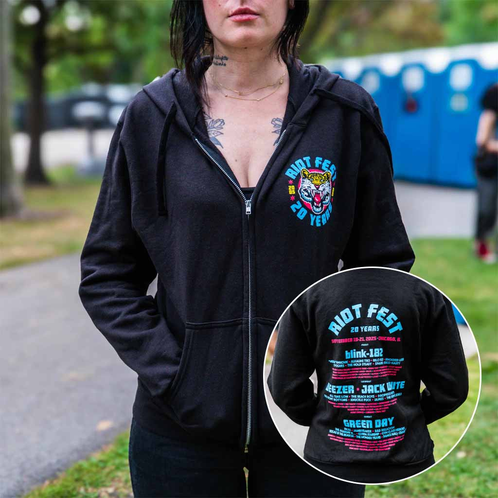 Riot Brand Merch 2025 Tiger 20 Years Lineup Zip Hoodie Cool Christmas Gifts For Her-1 Riot Brand Merch 2025 Tiger 20 Years Lineup Zip Hoodie Cool Christmas Gifts For Her-1