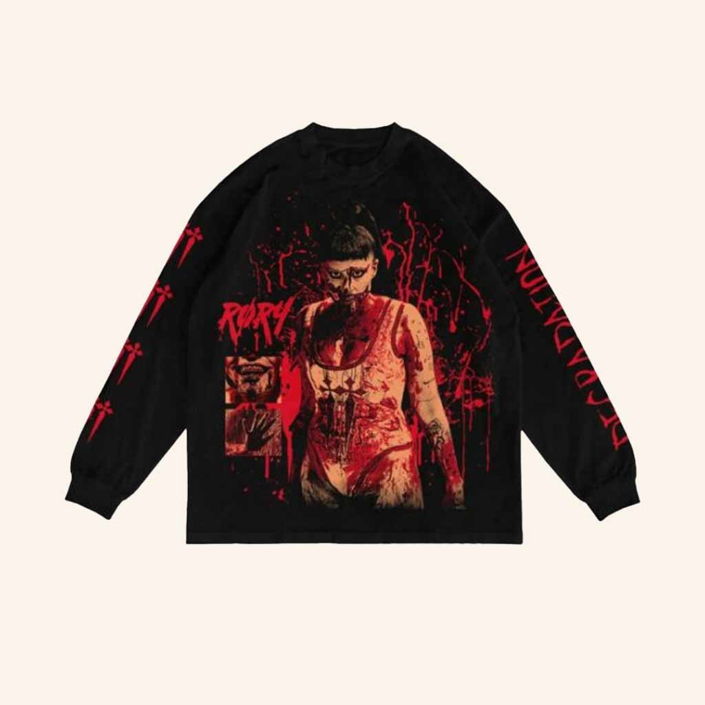 Rory Merch Bloodbath Long Sleeve Shirt Halloween Gift For Music Fans-1
