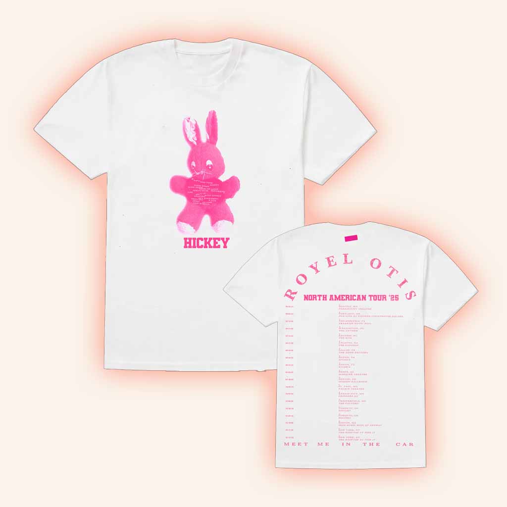 Royel Otis Merch Meet Me In The Car Bunny North American Tour T-Shirt Gifts For Pop Duo Fans-1