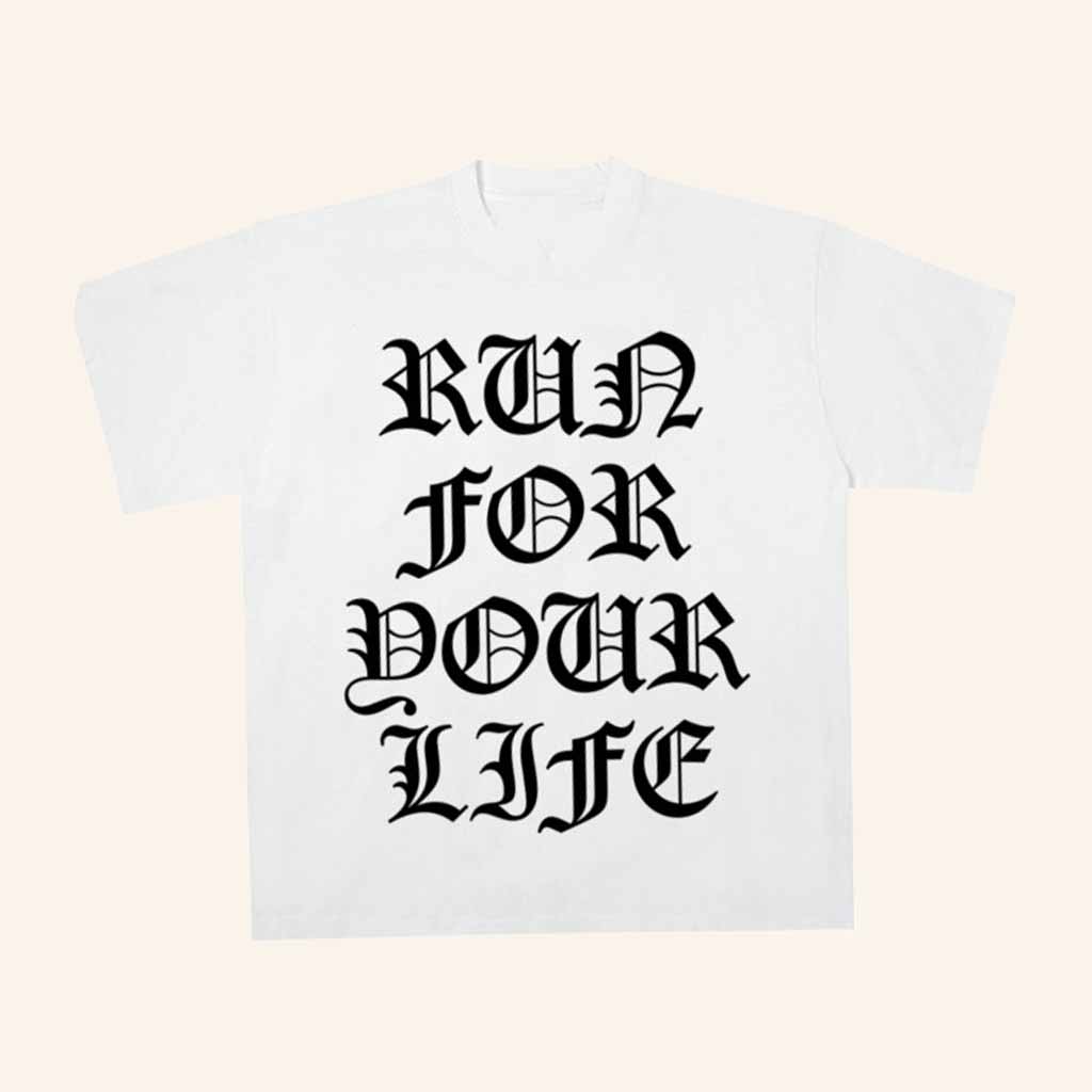 Run Travis Run Merch RTR Run For Your Life Shirt Christmas Gifts For Young Men-1