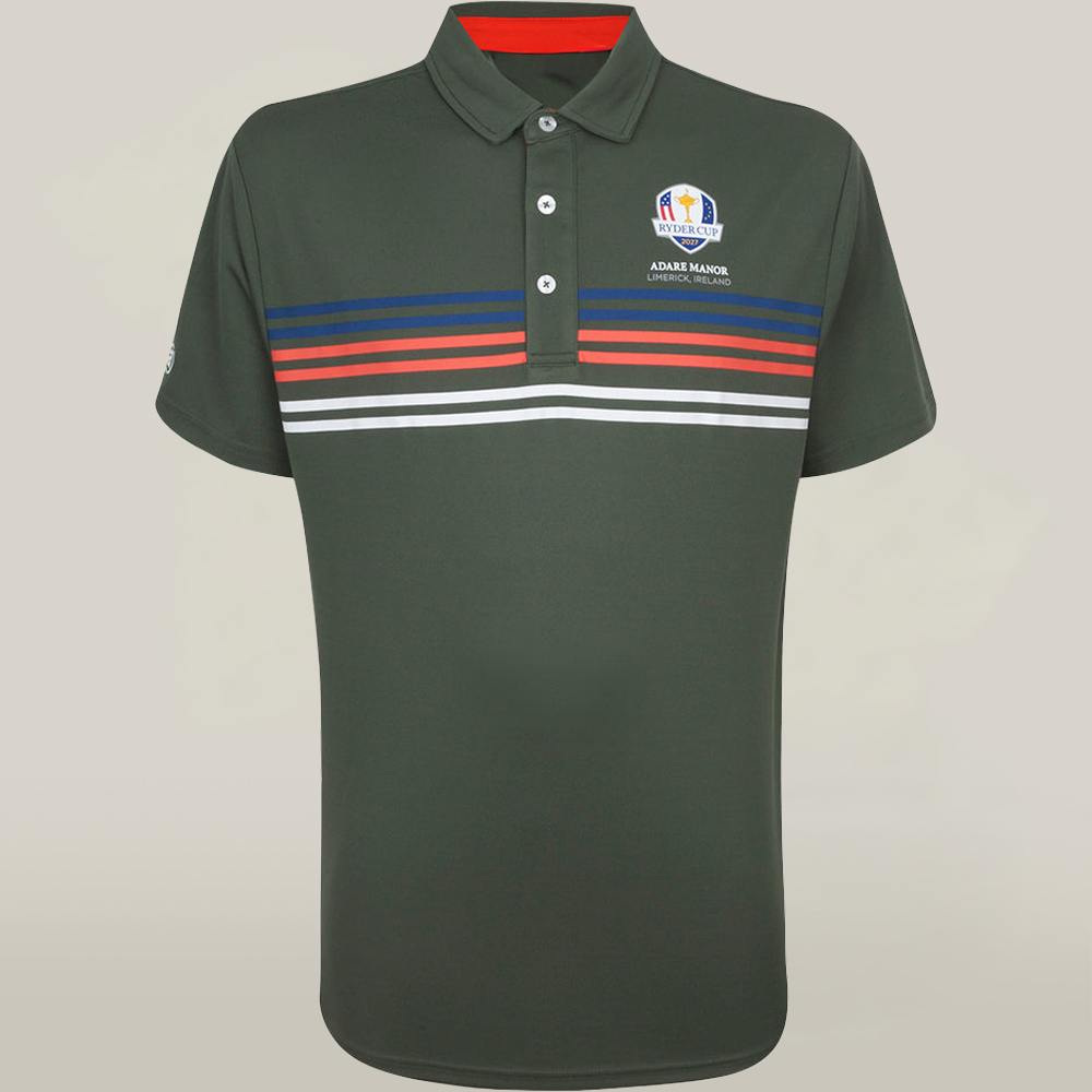 Ryder Cup 2027 Golf Merch Polo Shirt Adare Manor Best Gift For Golf Enthusiasts-1