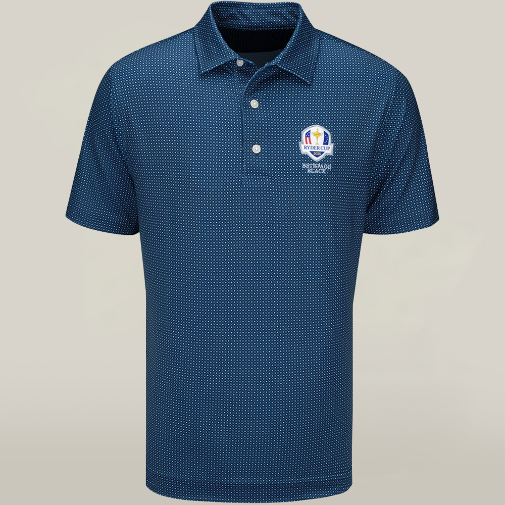 Ryder Cup Golf 2025 Merch Polo Shirt Bethpage Black Dot Geo Best Idea Ryder Cup Gifts-1