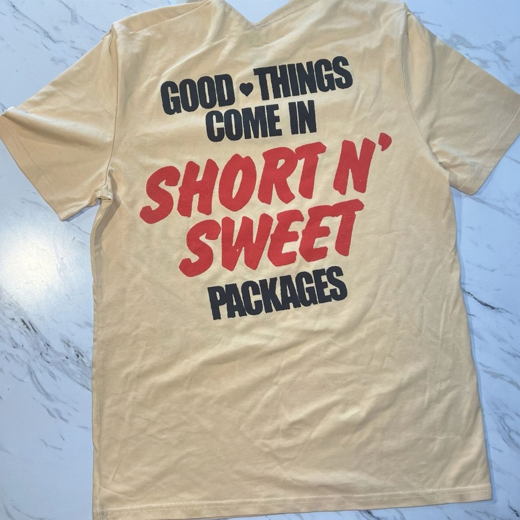 Sabrina Carpenter Merch Good Things Come In Short N Sweet Packages Shirt Gifts For Fans-1