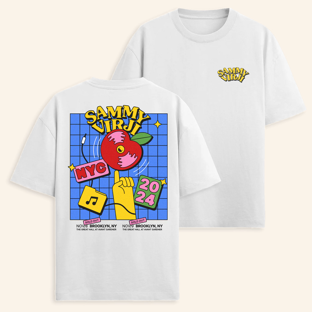 Sammy Virji Merch NYC 2024 T-Shirt Christmas Presents For Girlfriend-1 Sammy Virji Merch NYC 2024 T-Shirt Christmas Presents For Girlfriend-1