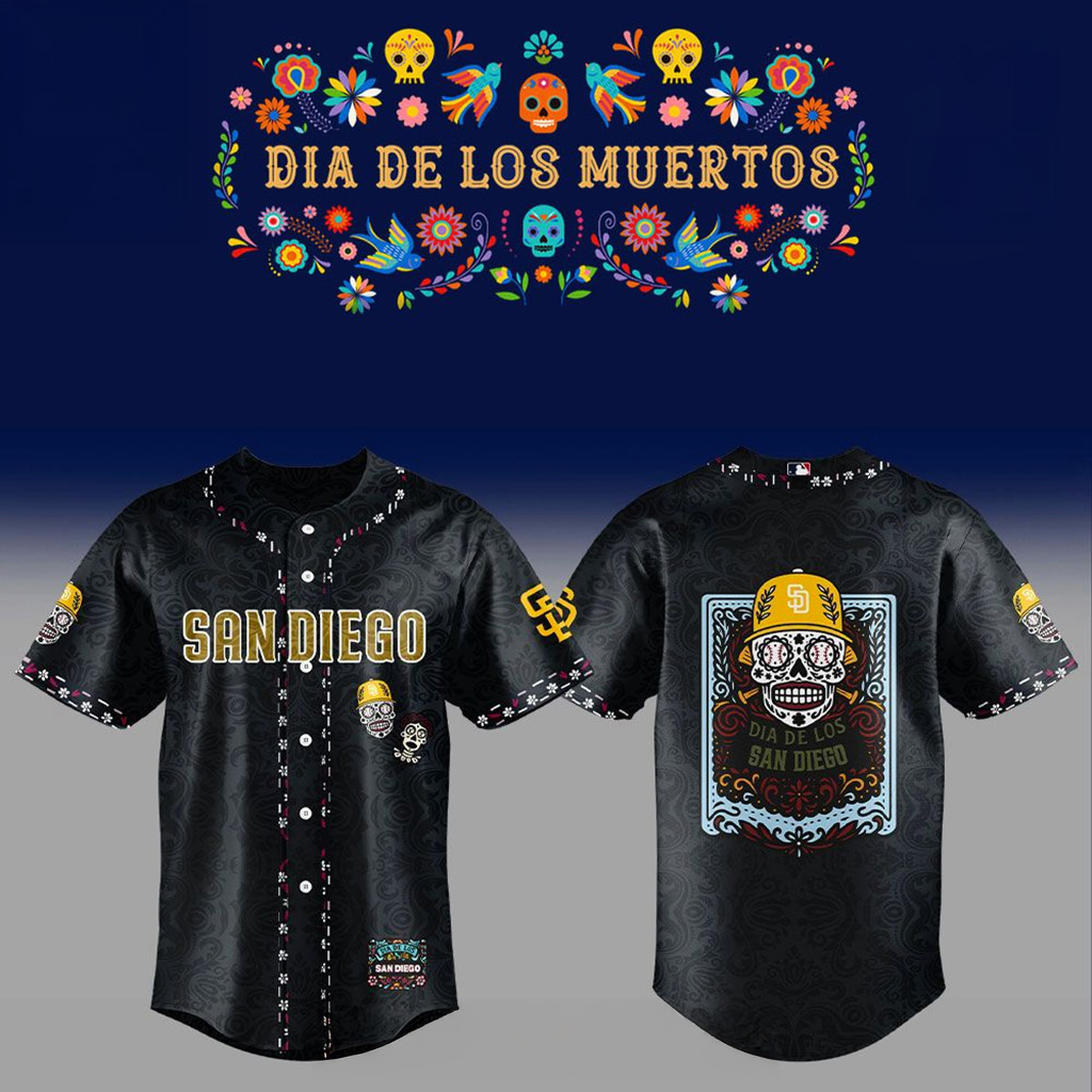 San Diego Padres Dia De Los Muertos Jersey Padres Merch Gifts For Baseball Lovers-1 San Diego Padres Dia De Los Muertos Jersey Padres Merch Gifts For Baseball Lovers-1