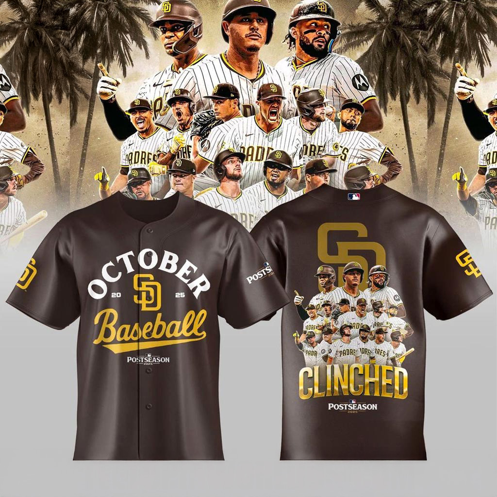 San Diego Padres October 2025 Postseason Jersey Padres Merch Gift Ideas For Husband-1 San Diego Padres October 2025 Postseason Jersey Padres Merch Gift Ideas For Husband-1