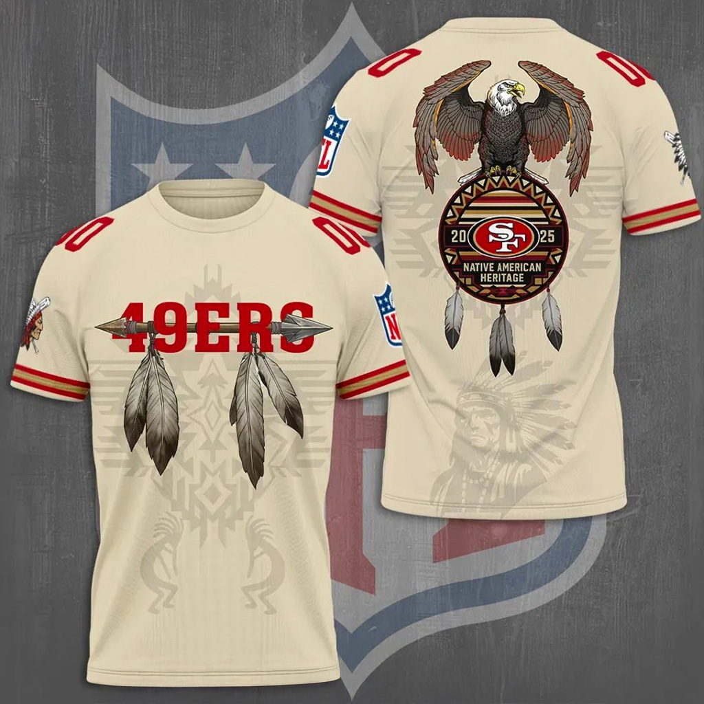 San Francisco 49Ers X Native American Heritage Shirt 49Ers Merch Football Fan Gift Ideas-1