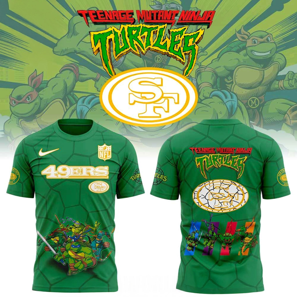 San Francisco 49ers Ninja Turtles Shirt San Francisco 49ers Merch Gift For Boyfriend-1 San Francisco 49ers Ninja Turtles Shirt San Francisco 49ers Merch Gift For Boyfriend-1