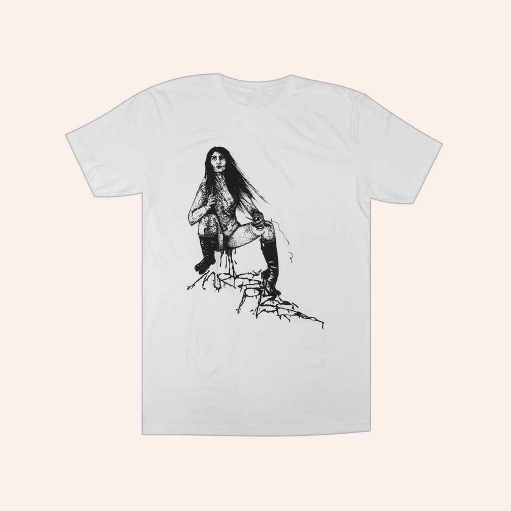 Sargent House Records Merch Caroline Vitelli White T-Shirt Gift For Adults-1
