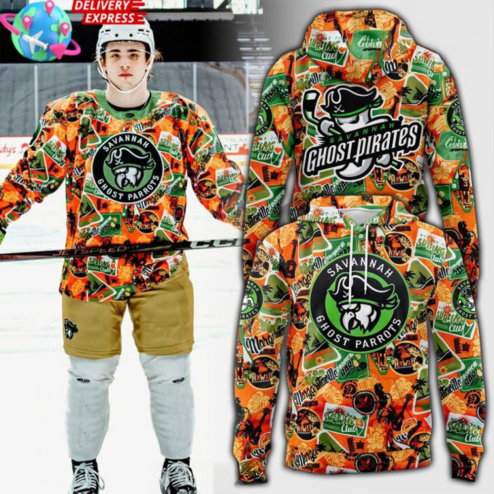 Savannah Ghost Pirates Margaritaville 2025 Hoodie Awesome Father's Day Gifts-1 Savannah Ghost Pirates Margaritaville 2025 Hoodie Awesome Father's Day Gifts-1