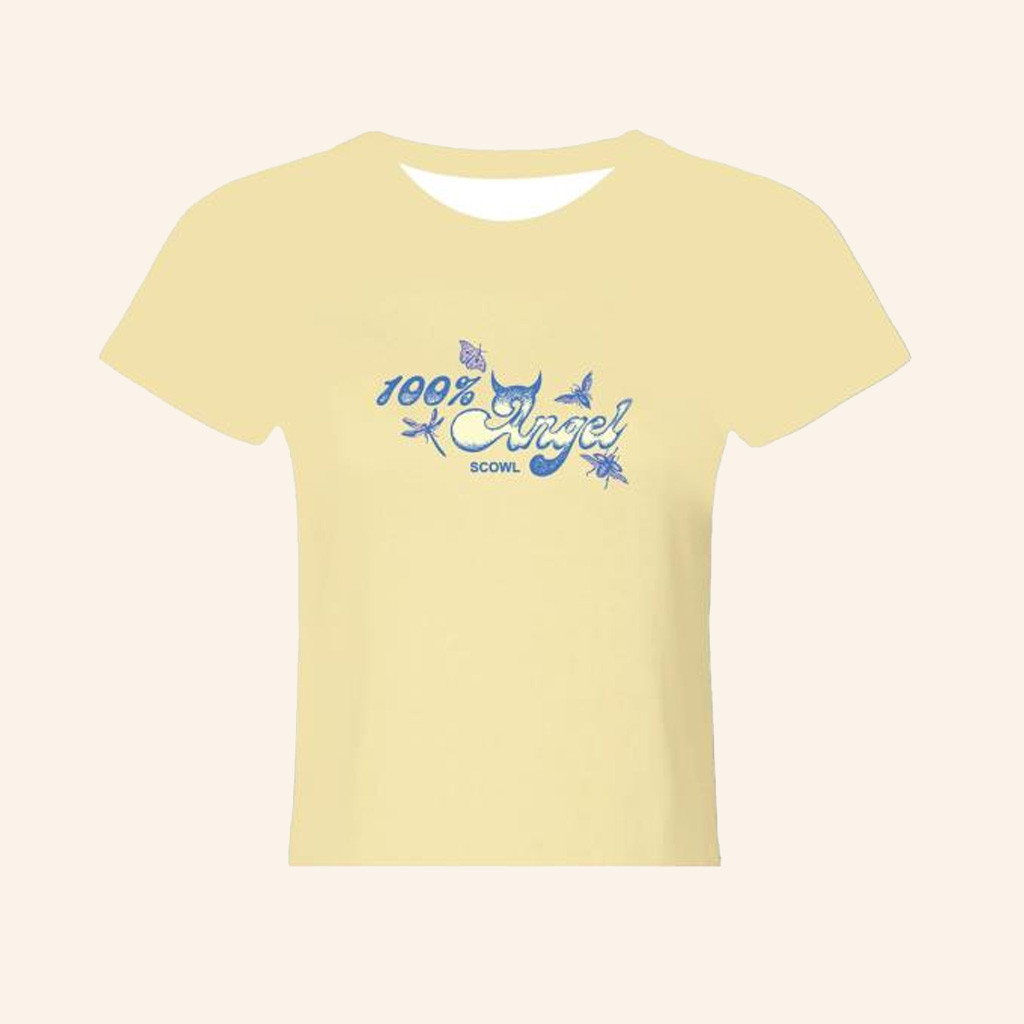 Scowl Merch 100 Angel Shirt Christmas Presents For Girlfriend-1 Scowl Merch 100 Angel Shirt Christmas Presents For Girlfriend-1