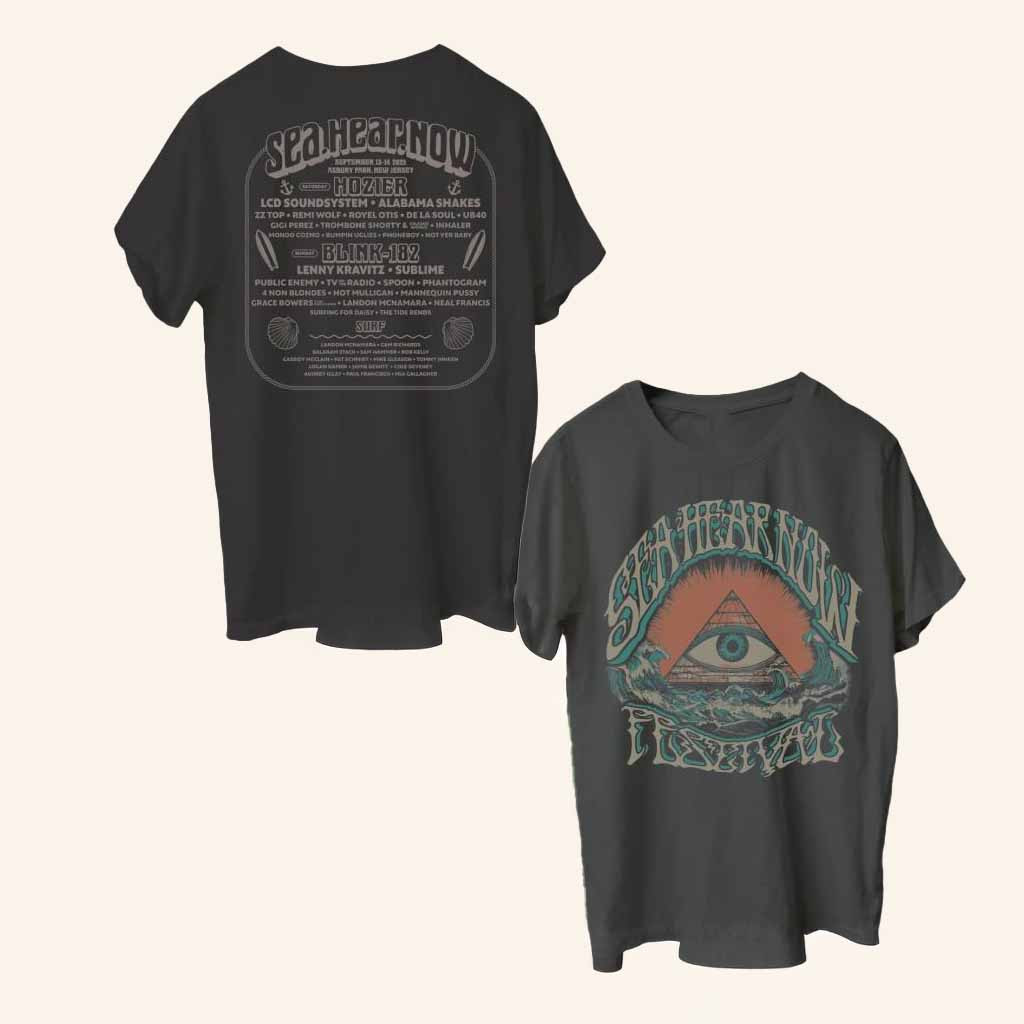 Sea Hear Now Festival Merch Eye T-Shirt Gift Ideas For Father-1