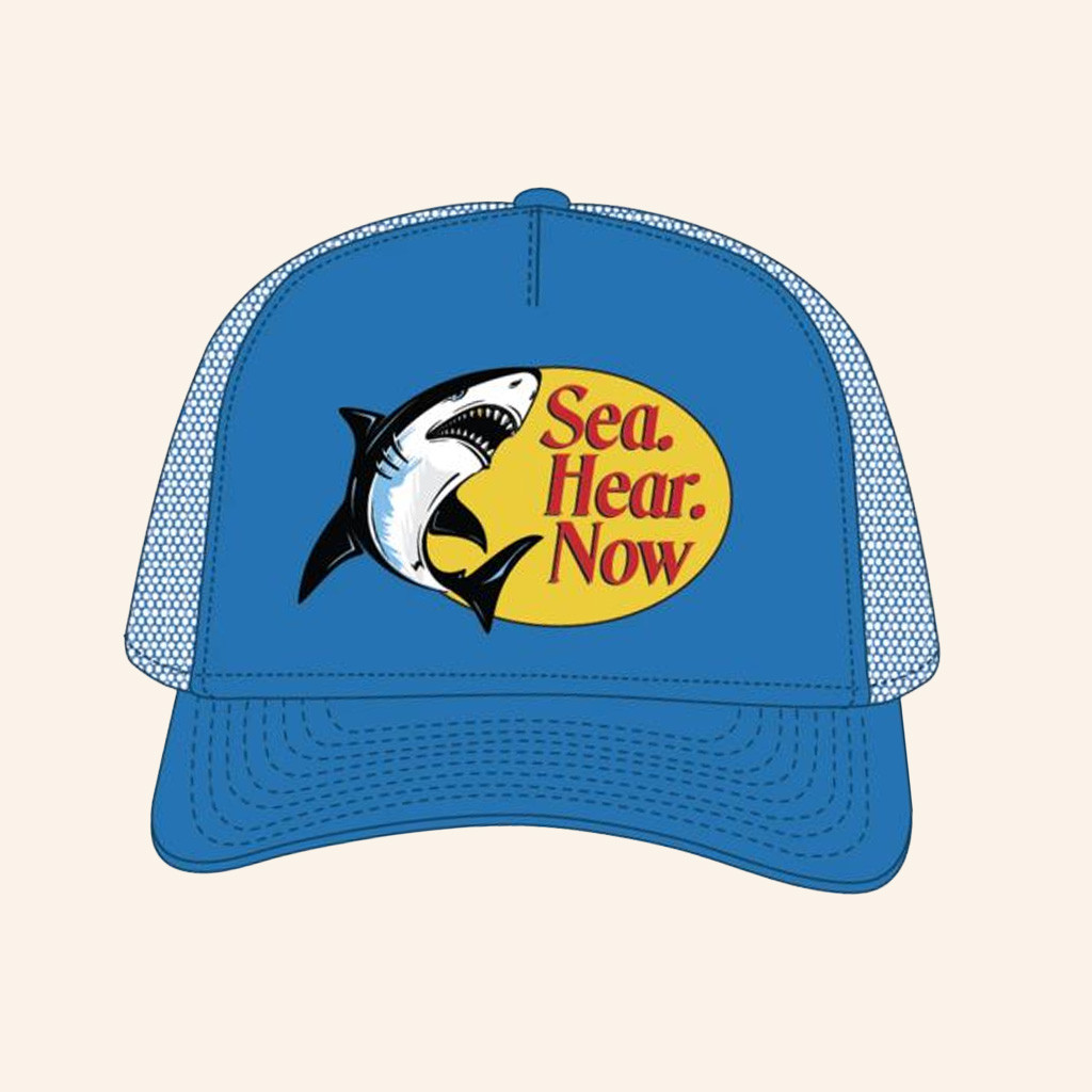 Sea Hear Now Festival Merch Shark Foam Trucker Hat Gifts For Boyfriend-1