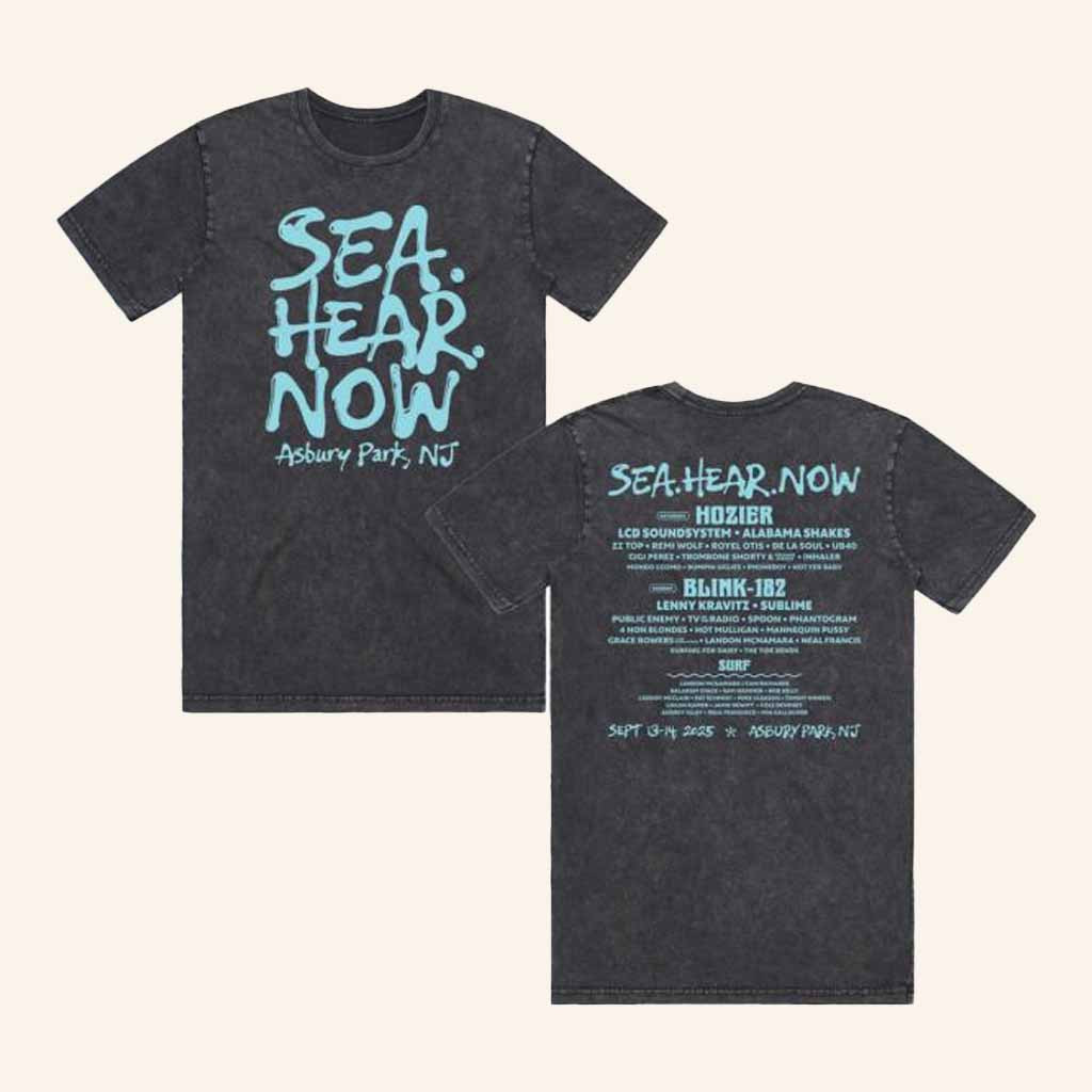 Sea Hear Now Festival Merch Wave Lineup T-Shirt Cool Gifts For Music Lovers-1