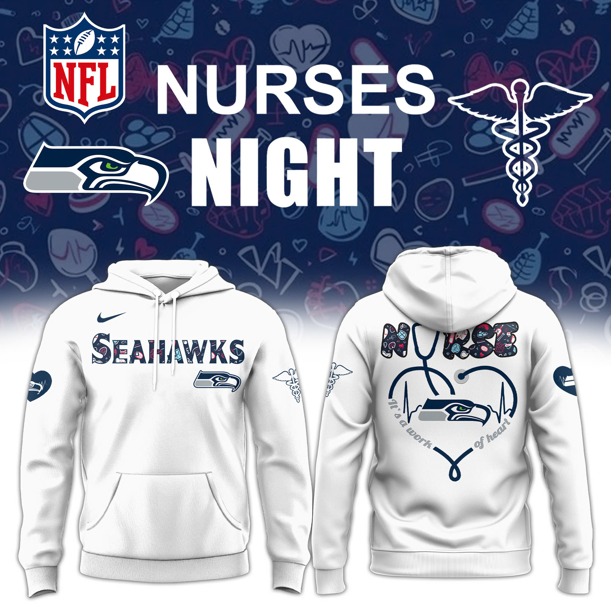 Seattle Seahawks Nurses Night Hoodie Seahawks Heart Logo Best Gifts For Baseball Fans-1 Seattle Seahawks Nurses Night Hoodie Seahawks Heart Logo Best Gifts For Baseball Fans-1