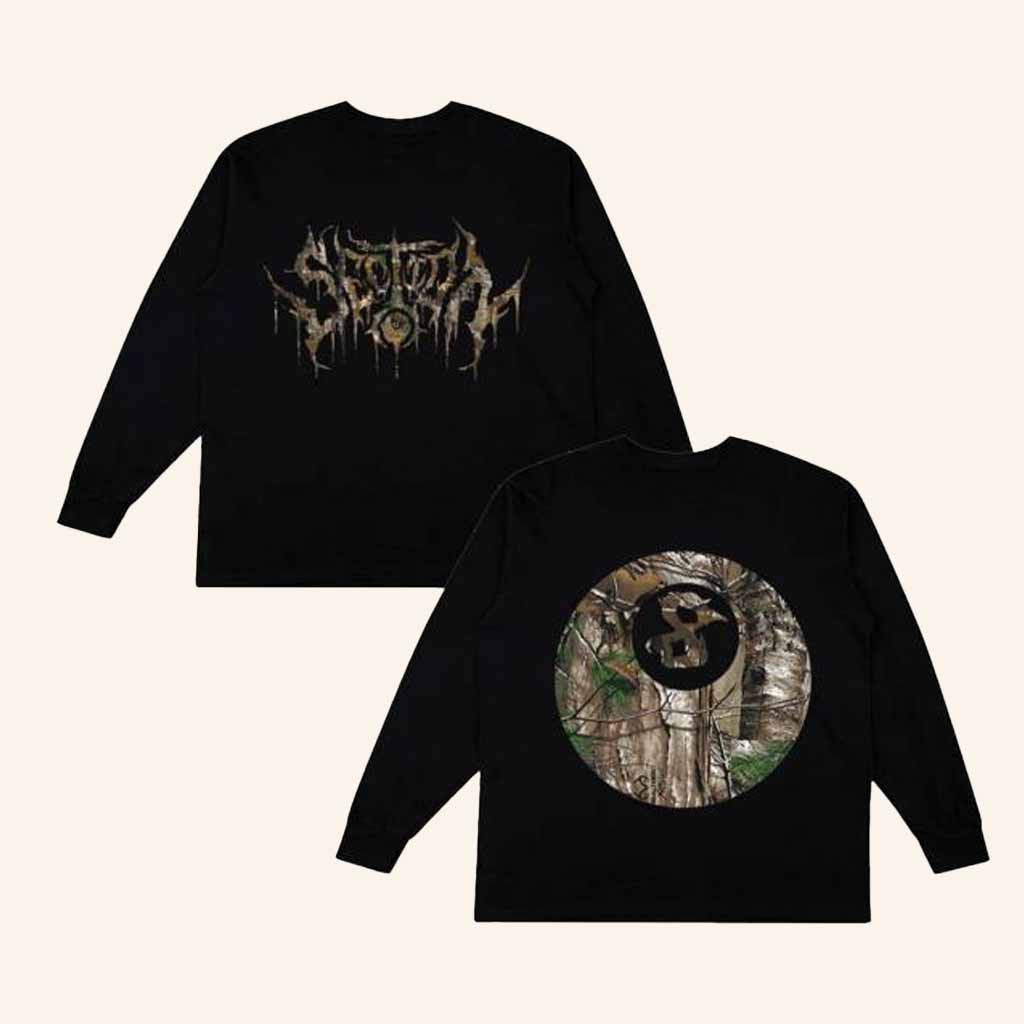 Section 8 Merch Section 8 Real Tree Drip Logo Black Long Sleeve Shirt Xmas Gifts For Men-1