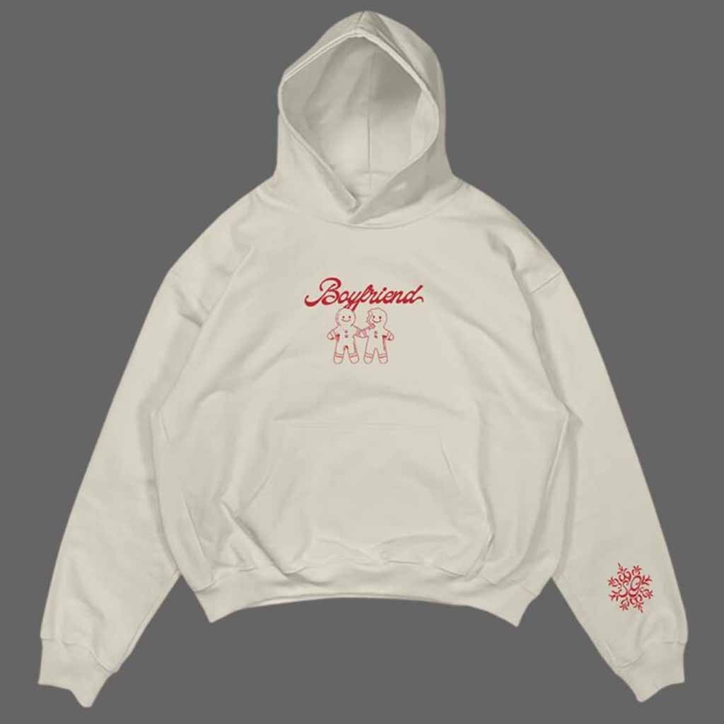 Selena Gomez Holidays 2024 Boyfriend Hoodie Selena Gomez Merch Gift Ideas For Music Lovers-1