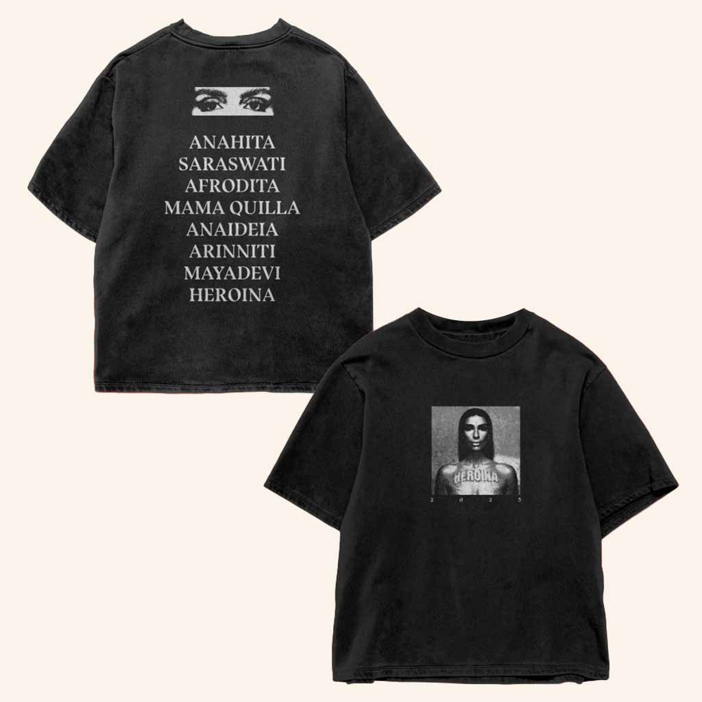 Sevdaliza Merch Heroina T-Shirt Christmas Presents For Best Friend-1 Sevdaliza Merch Heroina T-Shirt Christmas Presents For Best Friend-1