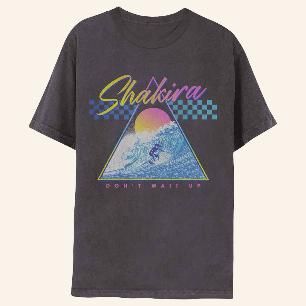 Shakira Merch Don't Wait Up T-Shirt Cool Gifts For Music Lovers-1 Shakira Merch Don't Wait Up T-Shirt Cool Gifts For Music Lovers-1