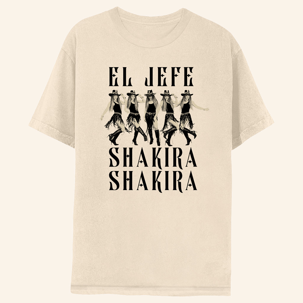 Shakira Merch El Jefe Dancer T-Shirt Unique Gifts For Music Lovers-1