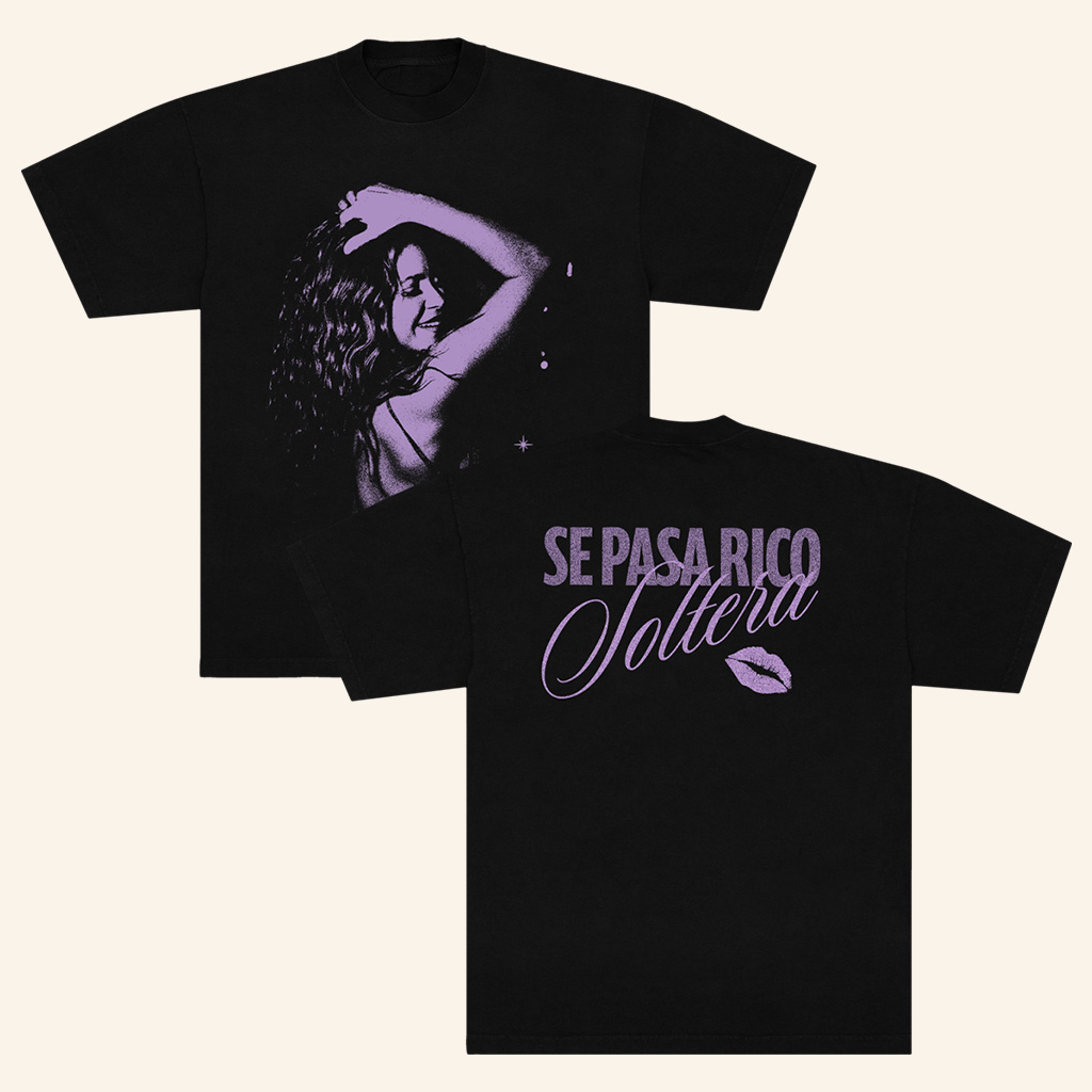Shakira Merch Se Pasa Rico Soltera Black T-Shirt Cool Gifts For Music Lovers-1