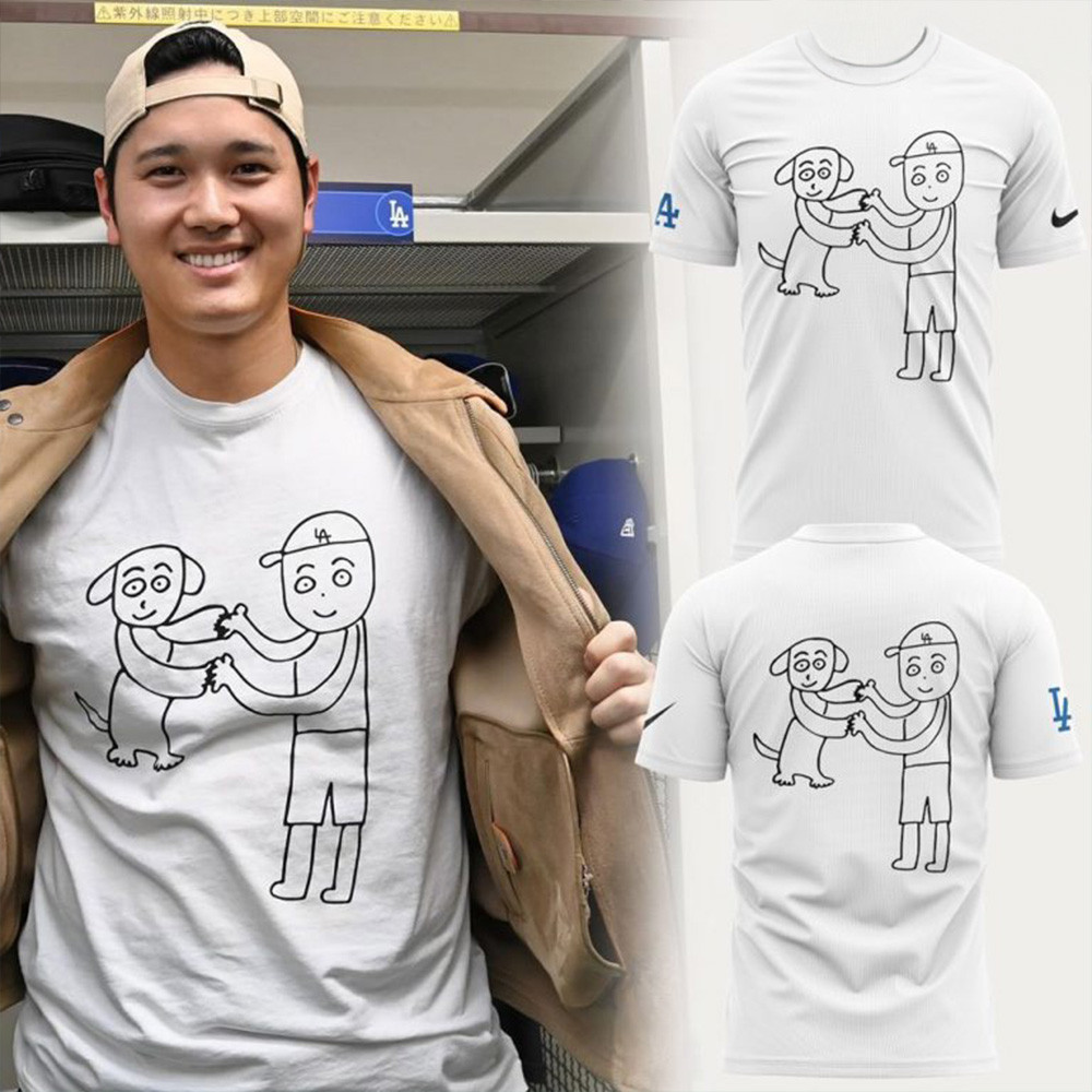 Shohei Ohtani x Los Angeles Dodgers Handshake Friendship T-Shirt Father'sDay Present Ideas-1 Shohei Ohtani x Los Angeles Dodgers Handshake Friendship T-Shirt Father'sDay Present Ideas-1