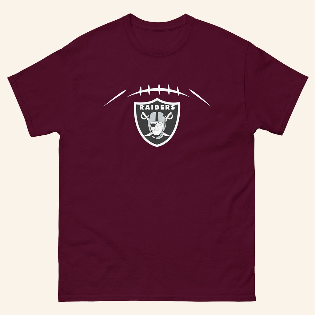Sickos Merch Raiders Logo T-Shirt Gift Ideas For Football Lovers-1