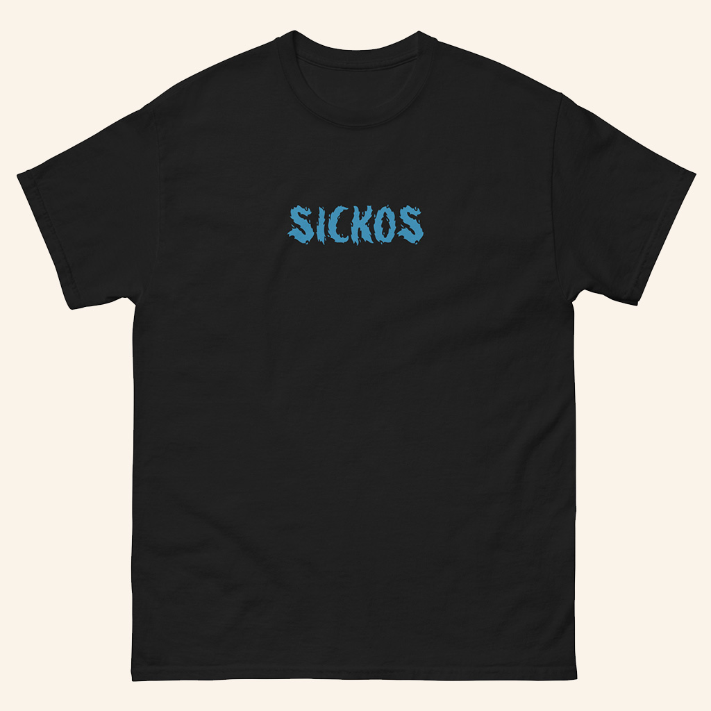 Sickos Merch Sickos Blue Logo Black T-Shirt Gift Ideas For Boyfriend-1 Sickos Merch Sickos Blue Logo Black T-Shirt Gift Ideas For Boyfriend-1