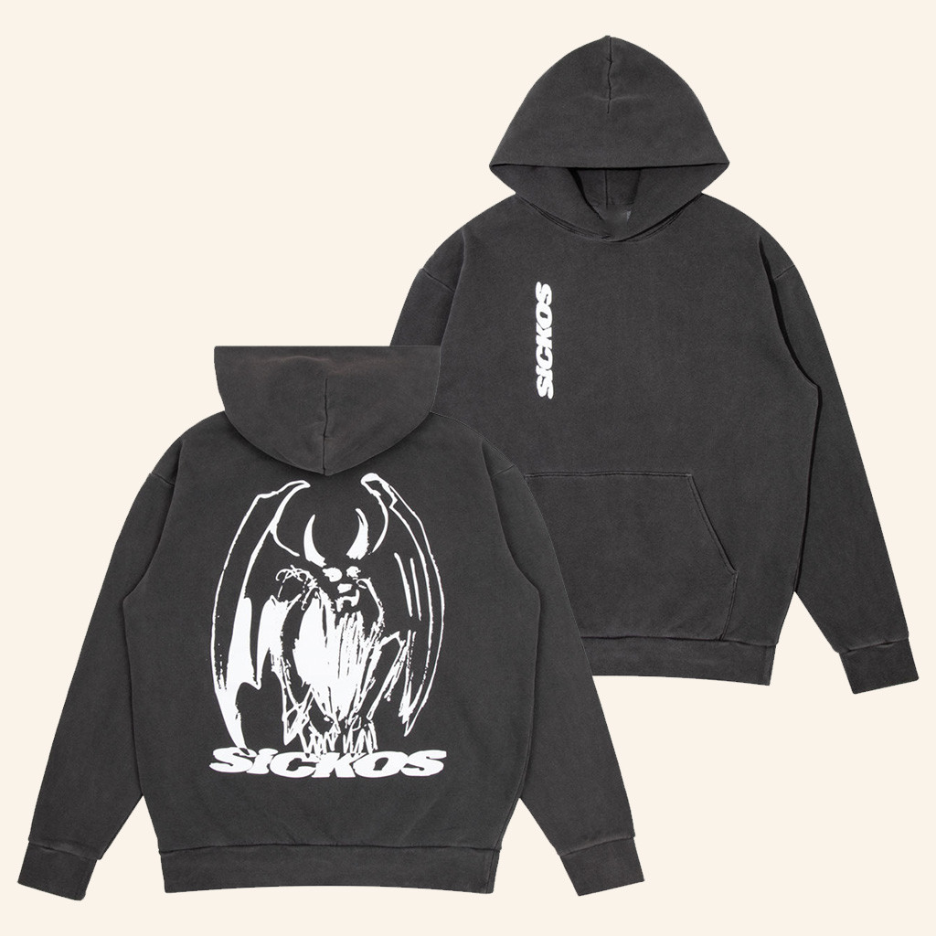 Sickos Merch Winged Icon Logo Hoodie Halloween Gift Ideas For Brother-1