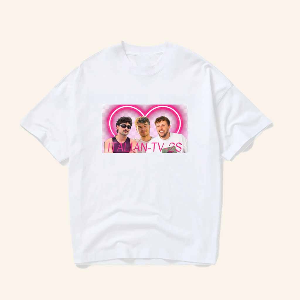 Sidemen Clothing Merch Italian Tv 2S T-Shirt Christmas Gifts For Friend-1 Sidemen Clothing Merch Italian Tv 2S T-Shirt Christmas Gifts For Friend-1