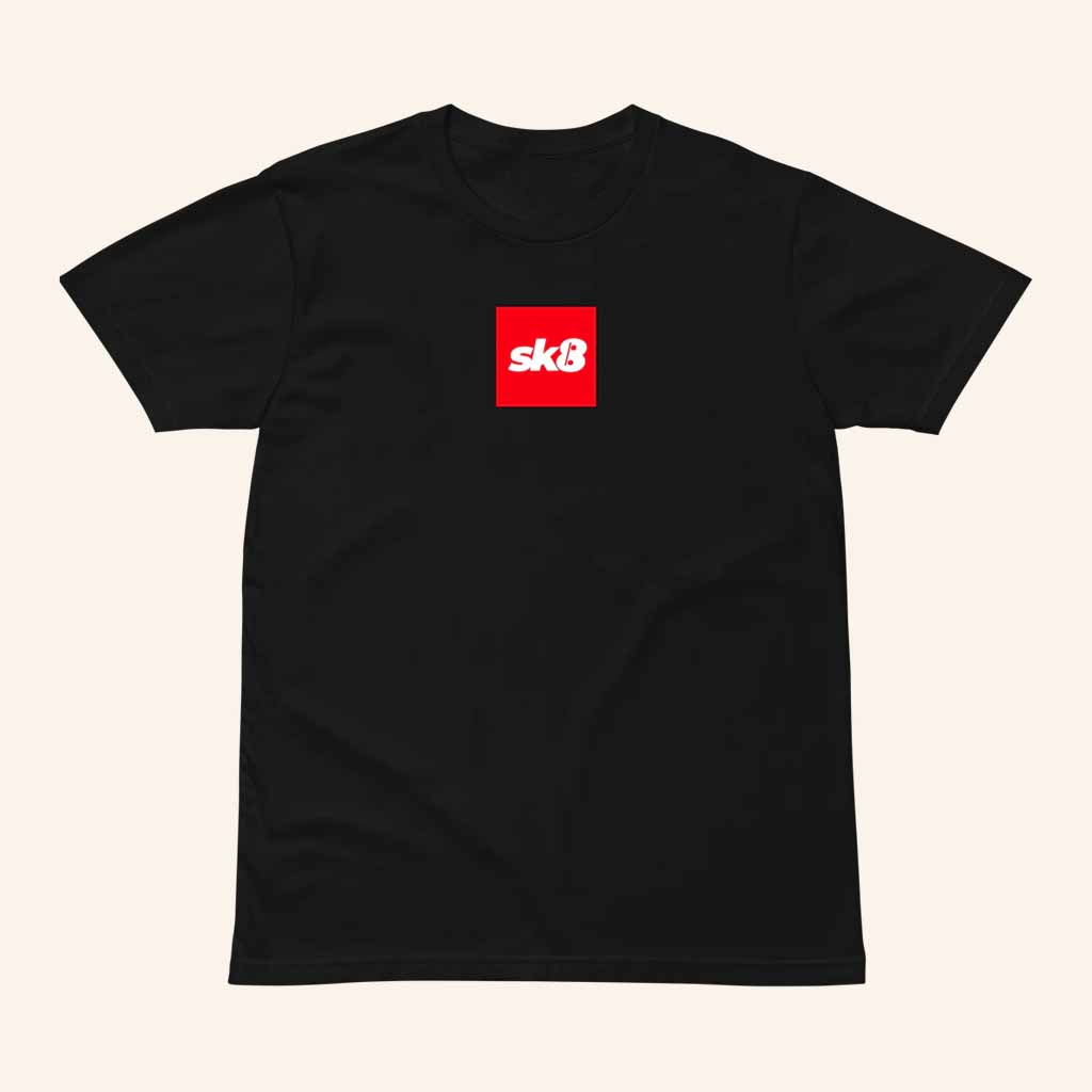 Sk8 Clothing Merch Sk8 Box Red Logo Black T-Shirt Cool Gift For Him-1 Sk8 Clothing Merch Sk8 Box Red Logo Black T-Shirt Cool Gift For Him-1