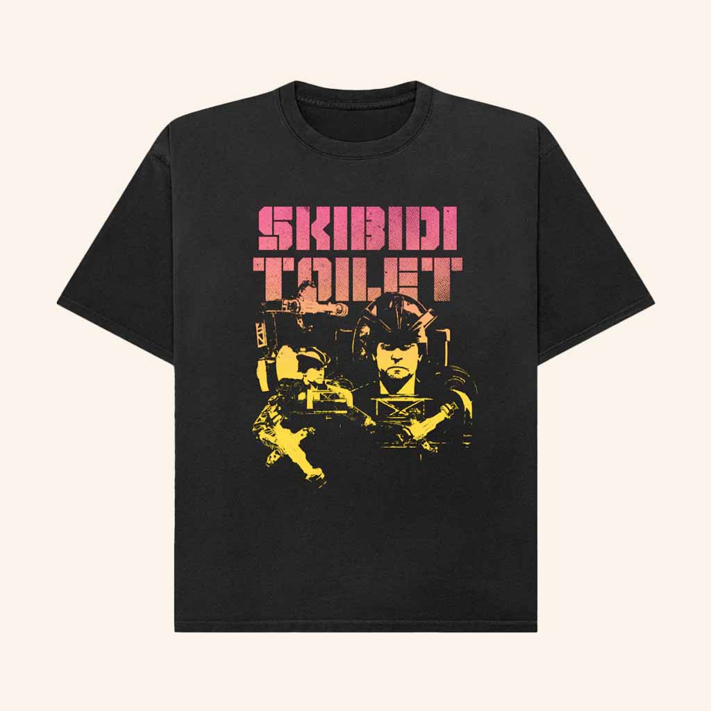 Skibidi Toilet Merch Detainer Astro Gradient Shirt Gifts For Best Friends-1 Skibidi Toilet Merch Detainer Astro Gradient Shirt Gifts For Best Friends-1