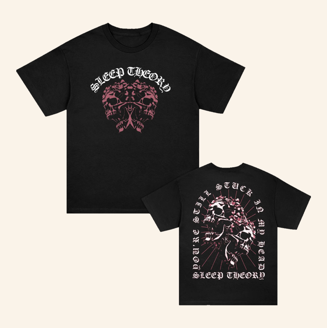 Sleep Theory Merch Dual Skulls Shirt Black Gifts For Rock Lovers-1 Sleep Theory Merch Dual Skulls Shirt Black Gifts For Rock Lovers-1