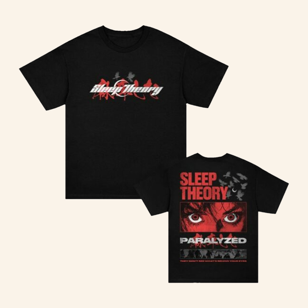Sleep Theory Merch Paralyzed Anime Shirt Black Gifts For Rock Fan-1 Sleep Theory Merch Paralyzed Anime Shirt Black Gifts For Rock Fan-1