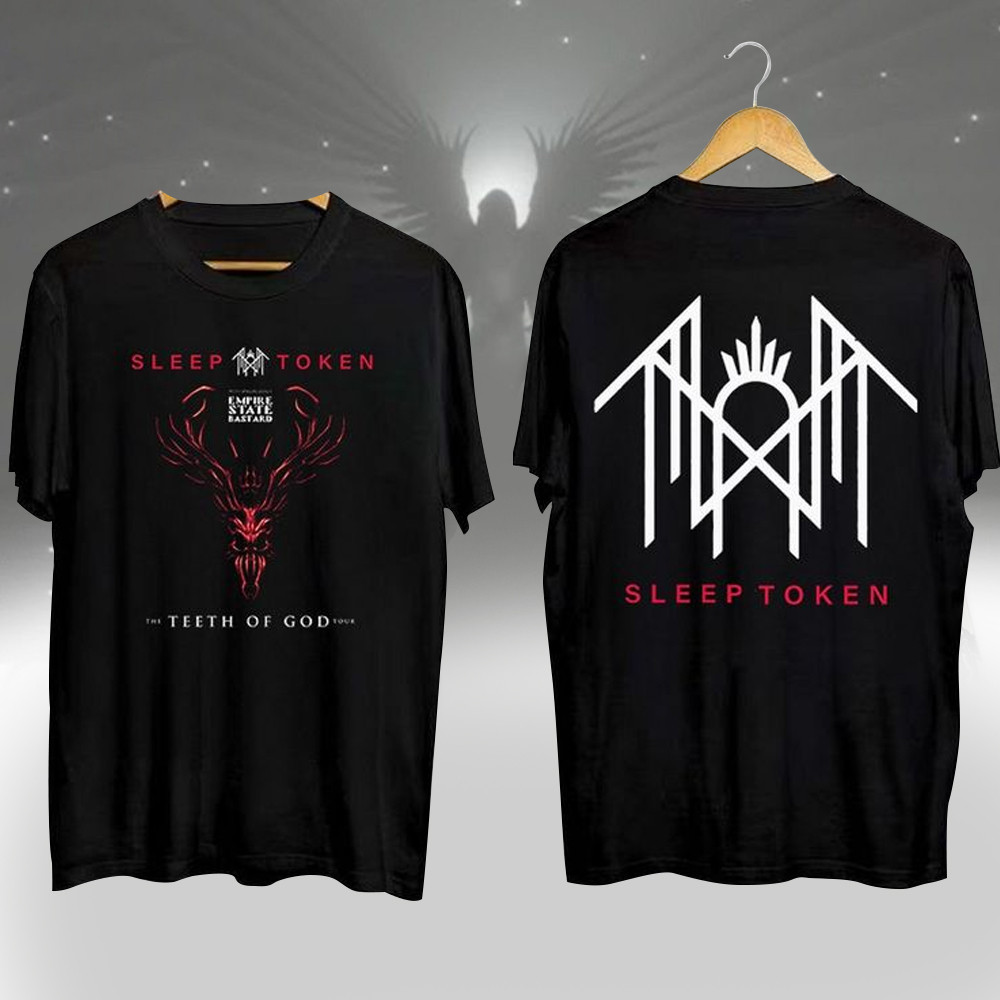 Sleep Token Shirt Sleep Token Teeth Of God Tour T-Shirt Merch For Sale-1 Sleep Token Shirt Sleep Token Teeth Of God Tour T-Shirt Merch For Sale-1