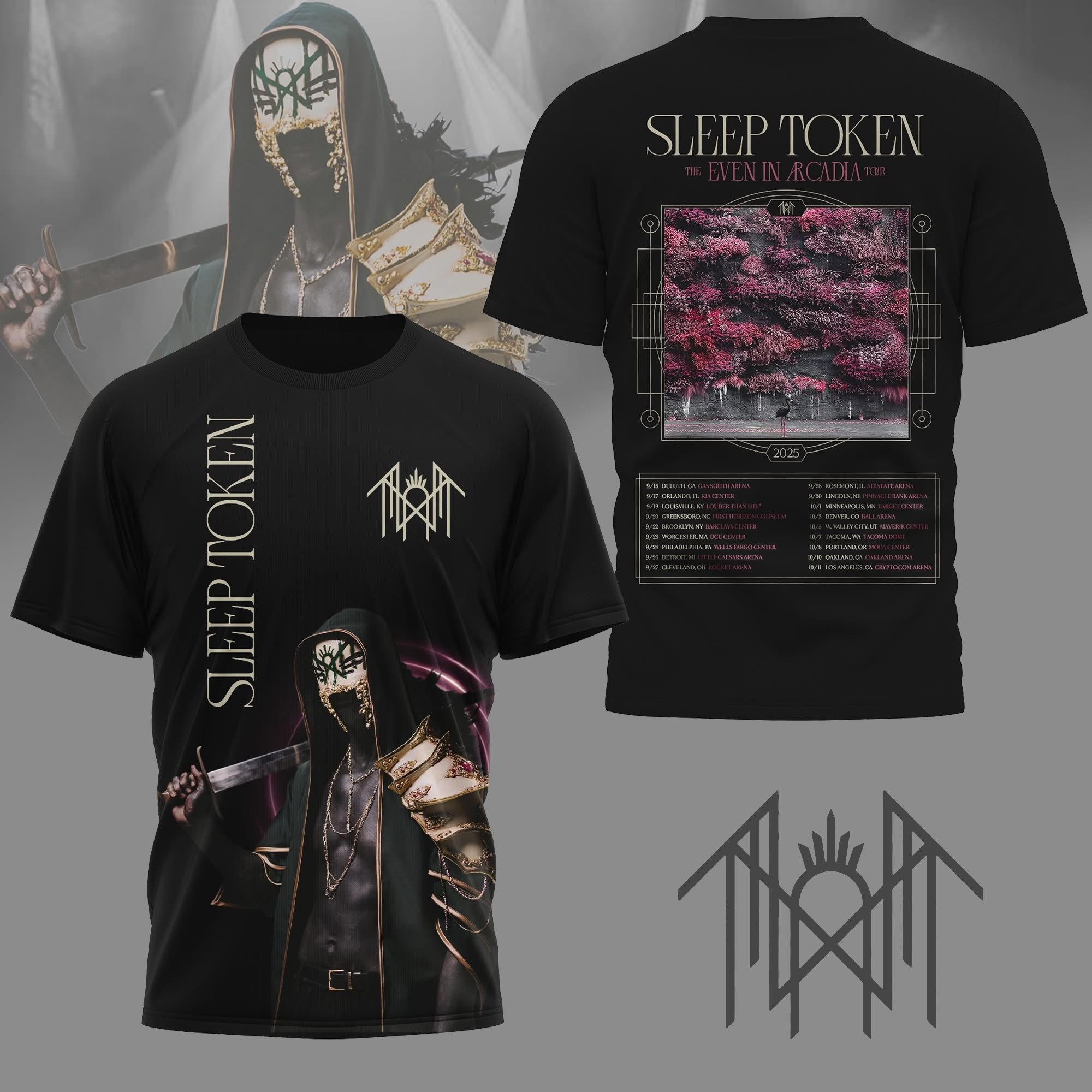 Sleep Token Shirt The Even In Arcadia Tour 2025 Sleep Token Merch Fan Gift Ideas-1 Sleep Token Shirt The Even In Arcadia Tour 2025 Sleep Token Merch Fan Gift Ideas-1