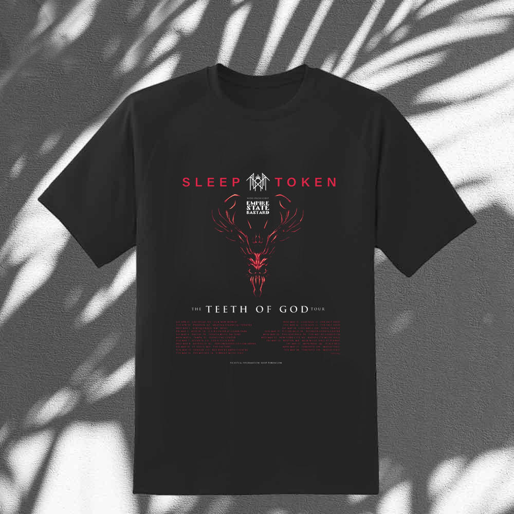 Sleep Token T-Shirt Sleep Token The Teeth Of God Tour Shirt Merch Apparel Sleep Token T-Shirt Sleep Token The Teeth Of God Tour Shirt Merch Apparel