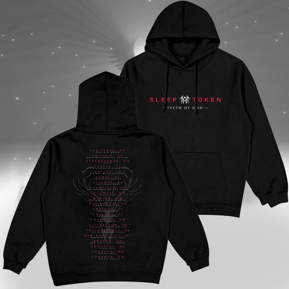 Sleep Token The Teeth Of God Hoodie Clothing Sleep Token Tour Fan Merch For Sale-1 Sleep Token The Teeth Of God Hoodie Clothing Sleep Token Tour Fan Merch For Sale-1