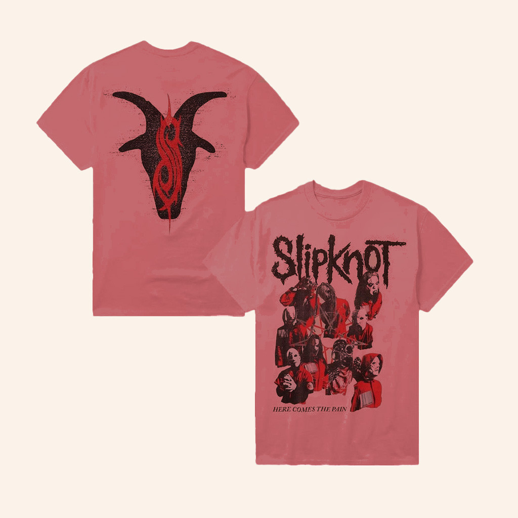 Slipknot Here Comes The Pain T-Shirt Slipknot Band Merch Gifts For Father-1 Slipknot Here Comes The Pain T-Shirt Slipknot Band Merch Gifts For Father-1