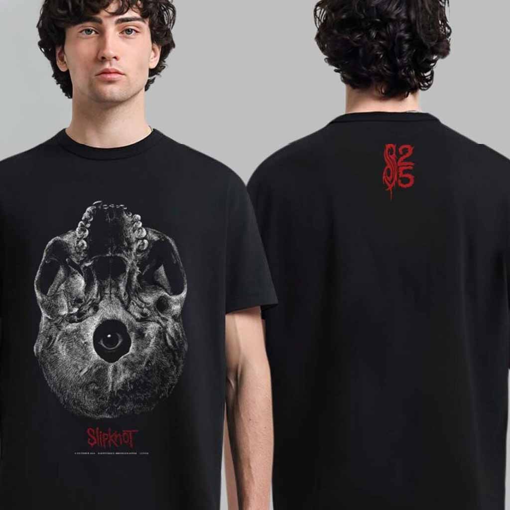 Slipknot Merch Tee For Show In Leipzig Germany At Quaterback Immobilien Arena On December 9 2024 T-Shirt Gifts For Band Fans-1
