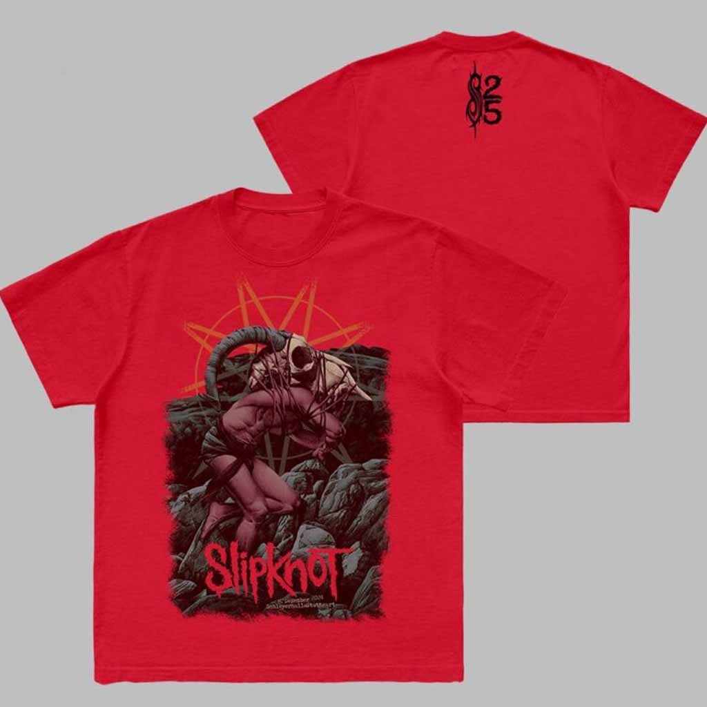 Slipknot Merch Tee For Show In Stuttgart Germany At Schleyerhalle On December 8 2024 T-Shirt Music Lover Gifts For Him-1 Slipknot Merch Tee For Show In Stuttgart Germany At Schleyerhalle On December 8 2024 T-Shirt Music Lover Gifts For Him-1